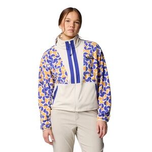 Columbia Sporty Windbreaker Blue and Orange